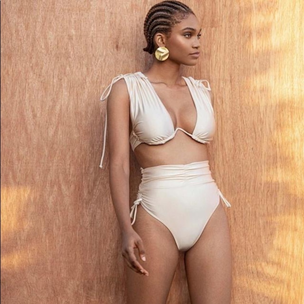 Andrea Iyamah swim suit